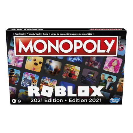 Monopoly Board Game Collect and Trade Popular Roblox Experiences Roblox 2022 Edition Game Hasbro Gaming Monopoly 