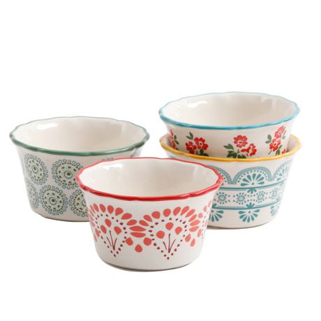 pioneer woman flea market 8oz ramekin piece walmart