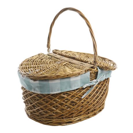 THE PIONEER WOMAN GINGHAM BASKET | Walmart Canada