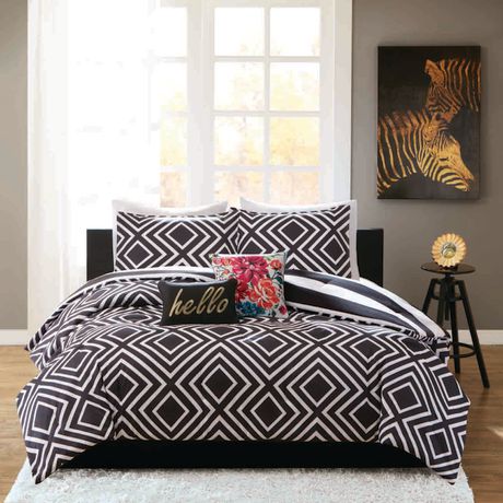 hometrends Geo 5-Pieces Double/Queen Comforter Set | Walmart Canada
