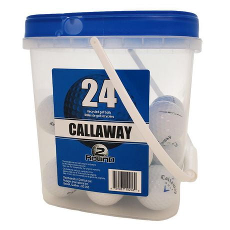 Chaudière de balles de golf Callaway, #10206 24 balles de golf recyclées