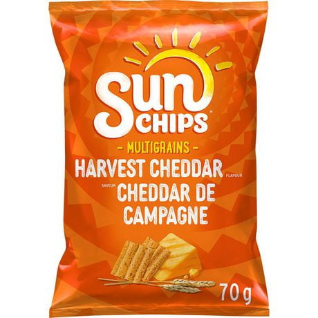 SunChips Harvest Cheddar Flavour Multigrain Snacks, 70g