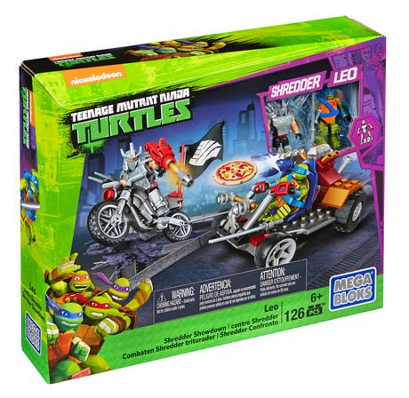 Mega Bloks Teenage Mutant Ninja Turtles - Leo- Shredder Showdown Set ...