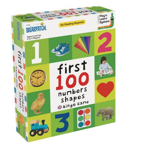 First 100 Numbers, Colors, and Shapes Bingo