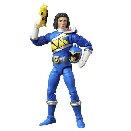 Power Rangers Lightning Collection, figurine de 15 cm Ranger bleu Dino Charge, jouets pour enfants, dès 4 ans