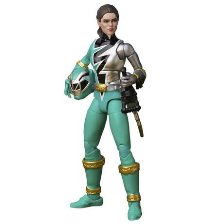 Power Rangers Lightning Collection, figurine Ranger vert Dino Fury de 15 cm, jouets et figurines pour enfants, à partir de 4 ans