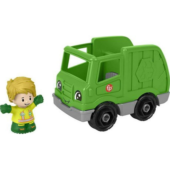 Fisher-Price – Little People – Camion de recyclage et figurine