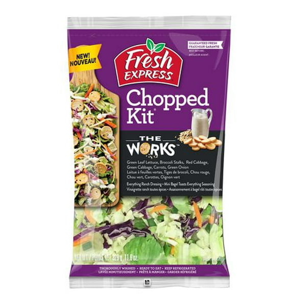 Fresh Express The Works Chopped Salad Kit, 329 g