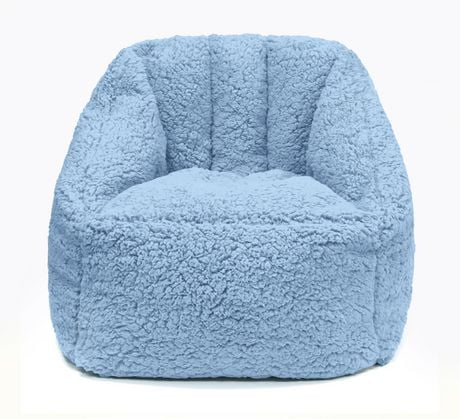 Lounge & Co Blue Hugger Sherpa Chair | Walmart Canada