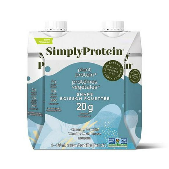 Plant Protein+ Shake Creamy Vanilla | 4x330ml
