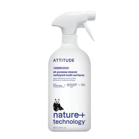 ATTITUDE nature+ technology, All Purpose Cleaner, Lavender, 800 mL