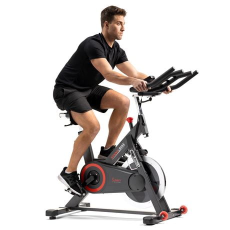 Sunny Health & Fitness Premium Indoor Cycling Smart Stationary Bike with Exclusive SunnyFit® App Enhanced Bluetooth Connectivity - SF-B1805SMART