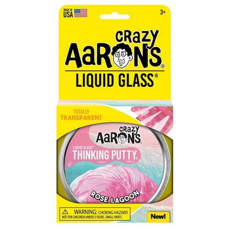 Crazy Aaron's 4" Rose Lagoon Thinking Putty