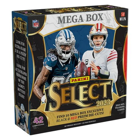 2023 Panini Select Football Trading Cards Mega Box