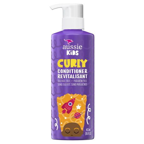 Aussie Kids Curly Sulfate Free Conditioner for Kids, 16 fl oz/475 mL