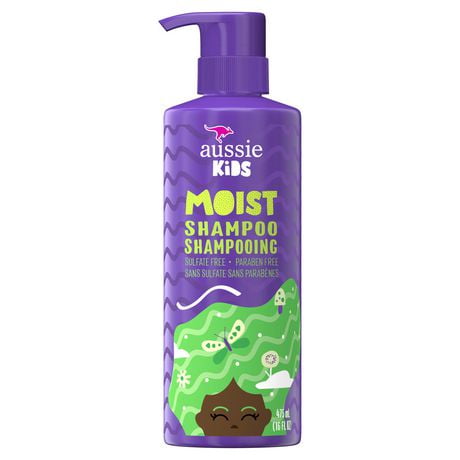 Aussie Kids Moist Sulfate Free Shampoo for Kids, 16 fl oz/ 475 mL