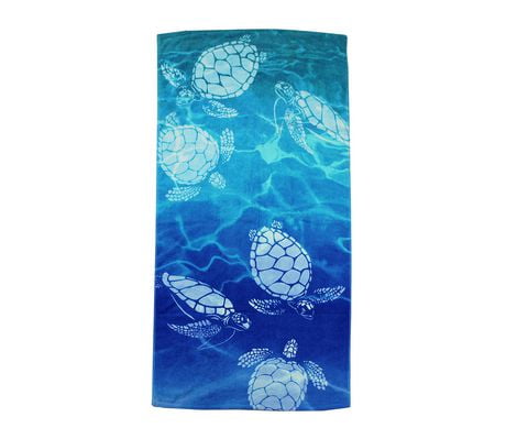 SEAKEEPER PRINTED BEACH TOWEL - TIE DYE TURTLE - Walmart.ca