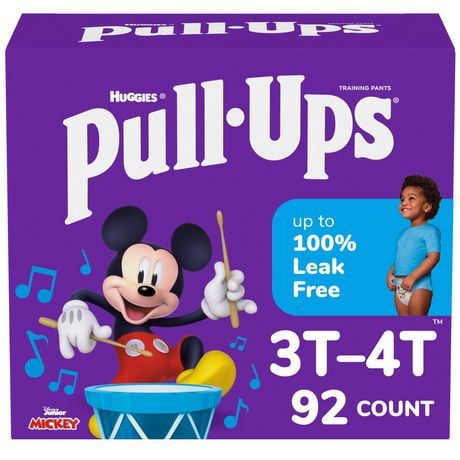 Pull-Ups Boys' Potty Training Pants, 3T-4T (32-40 lbs), 92 Count, 3T-4T | 92 Count