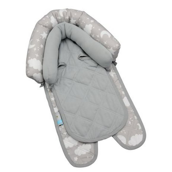 On the Goldbug Cloud Duo Headsupport, Soft and Quilted Fabric