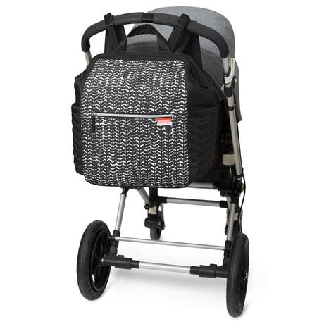 skip hop striped diaper backpack