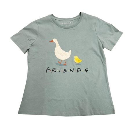 <br>Friends T-shirt à manches courtes pour femme Duck Friends