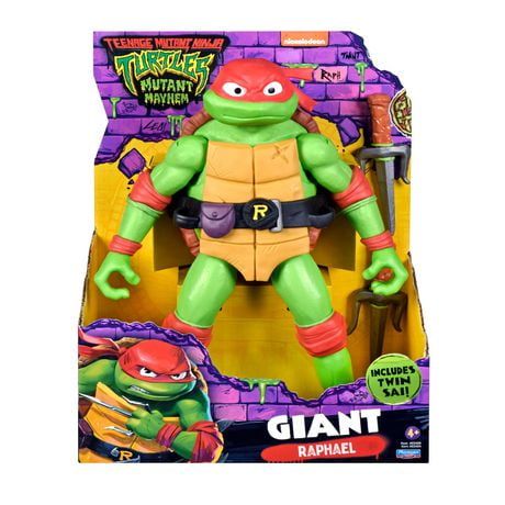 Teenage Mutant Ninja Turtles : Mutant Mayhem 12 â€ Figurine géante de Raphaël par Playmates Toys