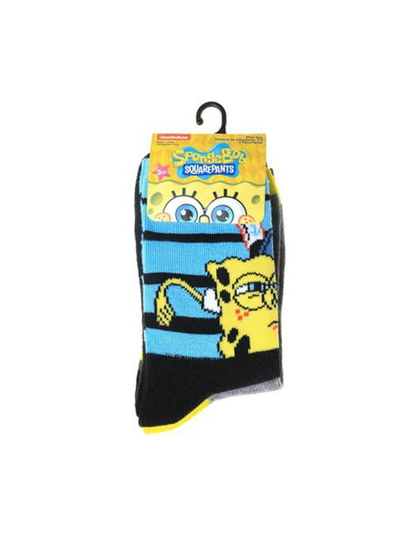 Chaussettes spongebob garçon Pack de 3 Spongebob Boy