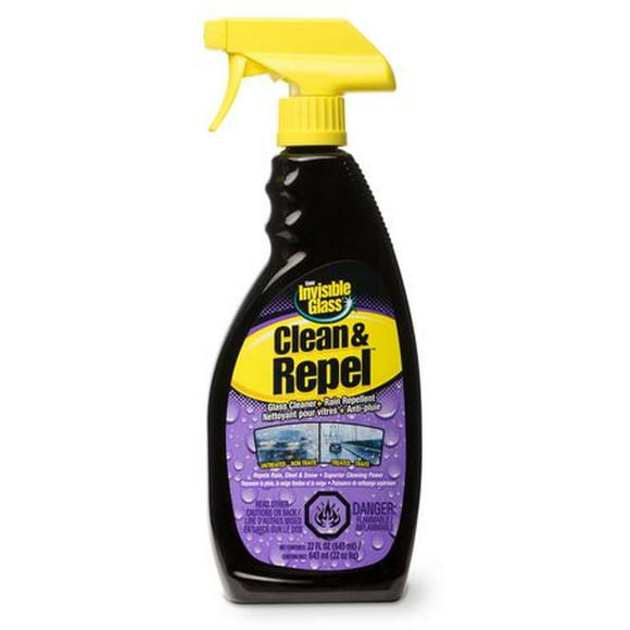 INVISIBLE GLASS Clean & Repel, Glass Cleaner + Rain Repellent
