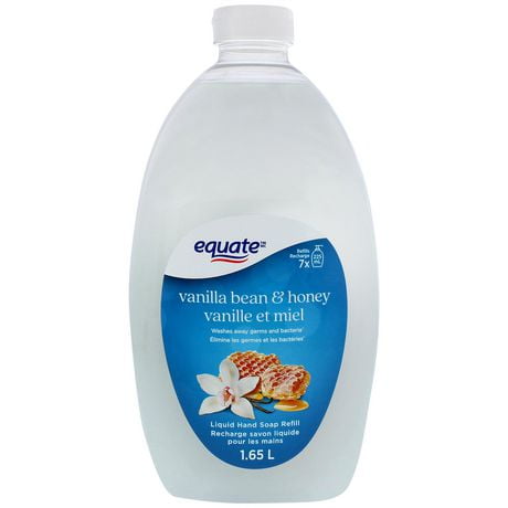 Equate Vanilla Bean & Honey Liquid Hand Soap Refill, 1.65 L