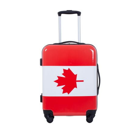 Jetstream Fashion Canada Carry-on Suitcase, 360° Spinner Carry-on