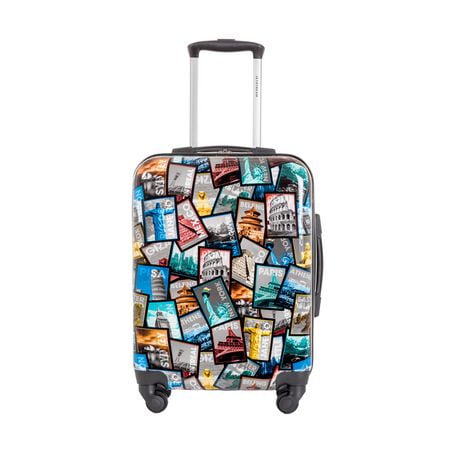 Jetstream Fashion Destination Cities Carry-on Suitcase, 360° Spinner Carry-on