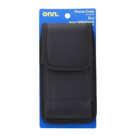 onn. Lightweight Universal Phone Case with Velcro Closure, Fits up to 6.7 in.