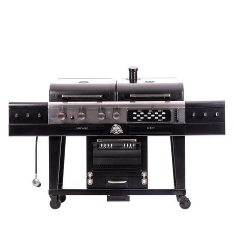 Pit Boss Memphis 2 Ultimate 4-in-1 Gas & Charcoal Combo Grill with Smoker, PB Memphis 2