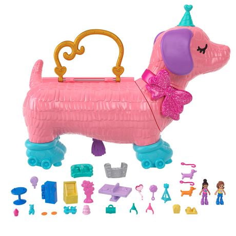 Polly Pocket Dolls Puppy Party Playset, Ages 4+