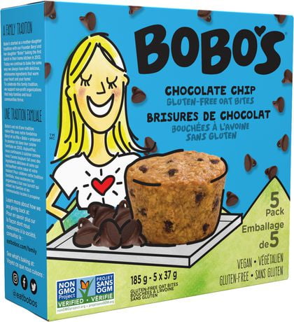 Bobo's Gluten Free Oat Bites - Chocolate Chip | Walmart Canada