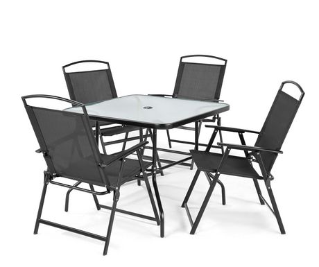 Mainstays Cranston 5 Piece Folding Dining Set Walmart Canada