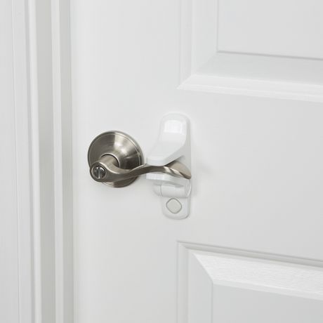 Silver Safety 1st No Drill Lever Handle Lock 