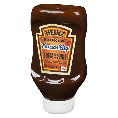 Heinz BBQ Sauce Kansas City Style Sweet & Smoky | Walmart Canada