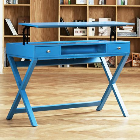 Homylin Computer Desk With Lift Top And Drawers 44 Inch Office Desk   6000206723647 