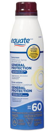 Equate General Protection Sunscreen Continuous Spray Spf 60 | Walmart ...