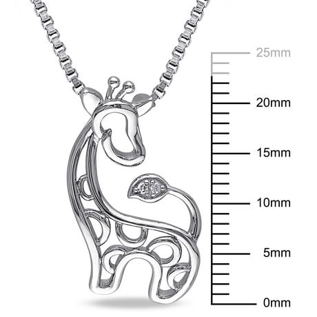 diamond giraffe necklace