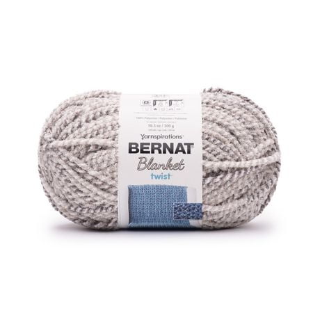 Bernat® Blanket Twist™ Yarn, Polyester #6 Super Bulky, 10.5oz/300g, 220 Yards Polyester #6 Super Bulky Yarn