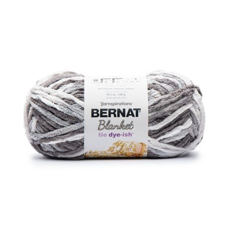 Bernat® Blanket Tie Dye-ish™ Yarn, Polyester #6 Super Bulky, 10.5oz/300g, 220 Yards