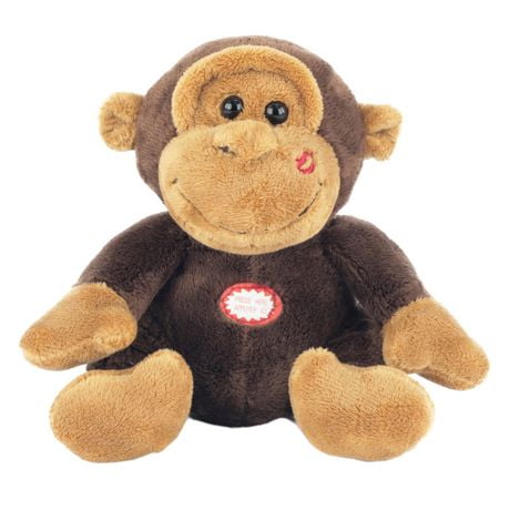 Way To Celebrate Squeeze N Talk Plush Toy, Brown Gorilla - Walmart.ca