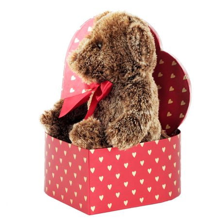 Way To Celebrate Chocolate Scented Plush Teddy Bear In Gift Box – Brown ...