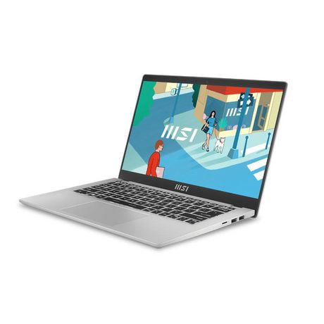 msi Modern 14 C13M-613IT, Notebook 14 FHD 60Hz, Intel i7-1355U, Intel Iris Xe, RAM 16GB DDR4 3200MHz, 512GB SSD PCIe3, WiFi 6, Win 11 Home, Layout e Garanzia ITA, Nero