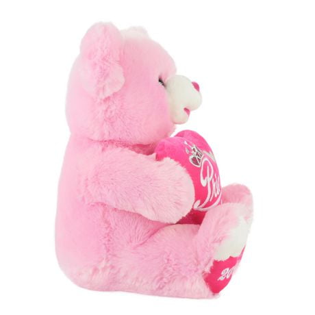 Way To Celebrate Valentine’s Day Large Sweetheart Teddy Bear 2021, Pink ...