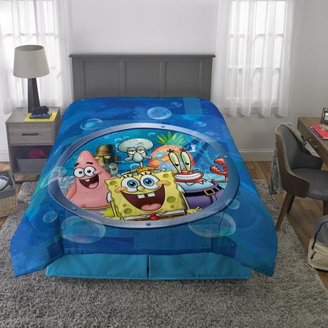 Spongebob "Bubbles Bubbles" Twin /Full Comforter, Spongebob Comforter