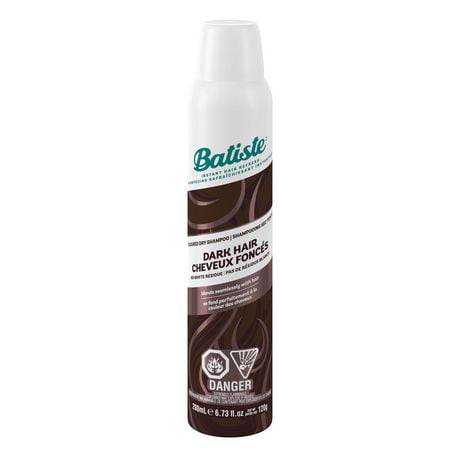 Shampooing sec Plus foncé divin de Batiste 200 mL, shampooing sec