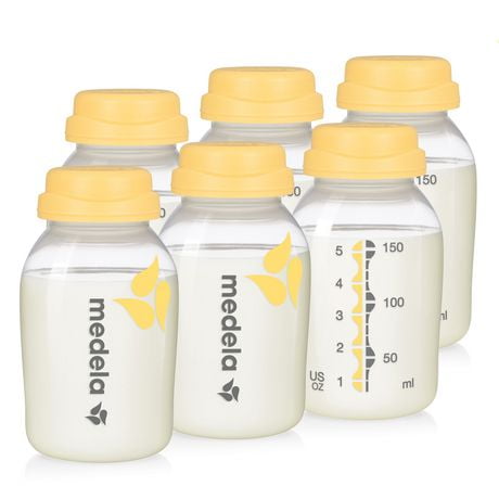 Ensemble de 6 bouteilles pour collecte et conservation du lait maternel Medela – 6 bouteilles de 150 ml